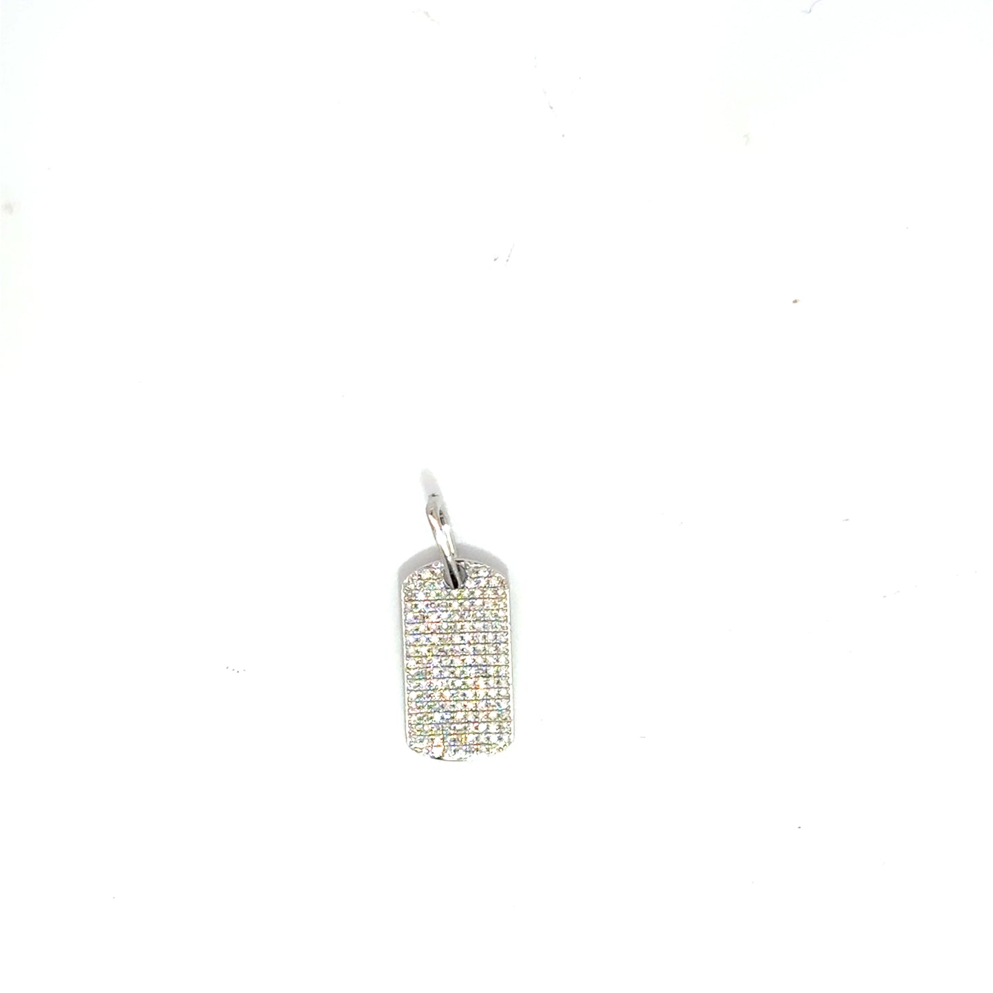 Diamond Tag Charm