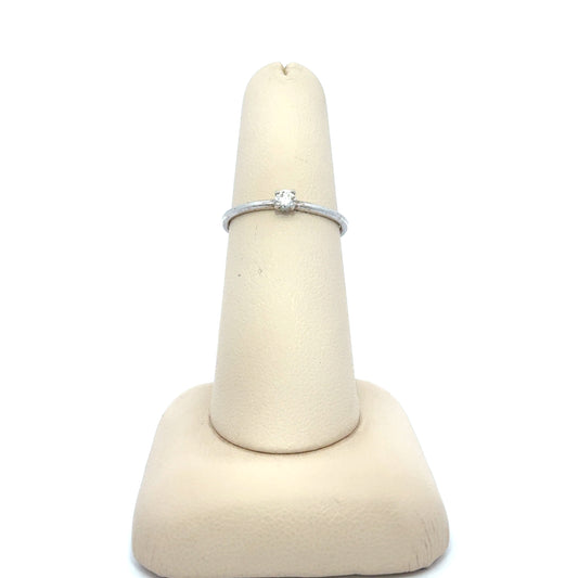 14kw Diamond Solitare Band