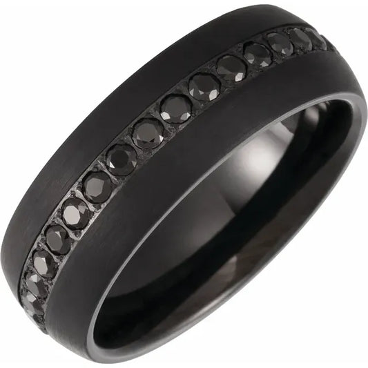 Tungsten Studded Band