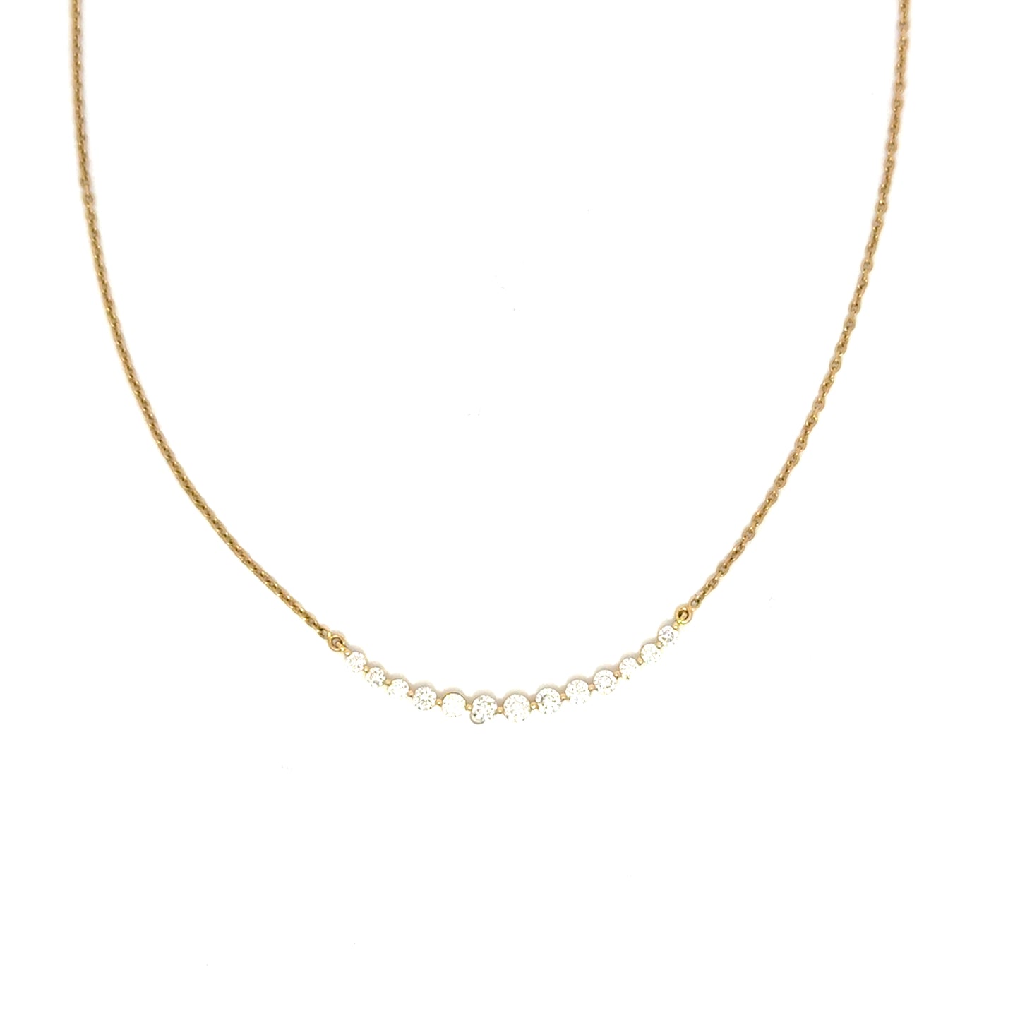 Diamond Curve Necklace