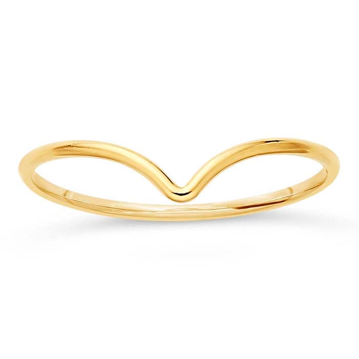 Thin Chevron Ring