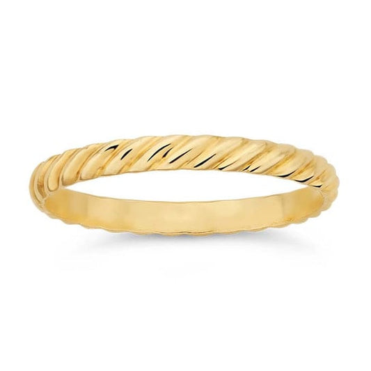 Half Round Twisted Band