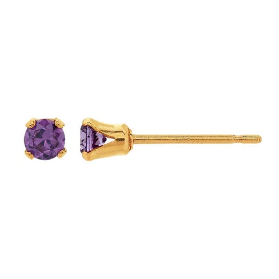 Birthstone CZ Studs