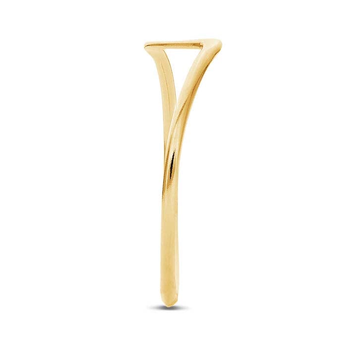 Flat Wave Band Ring