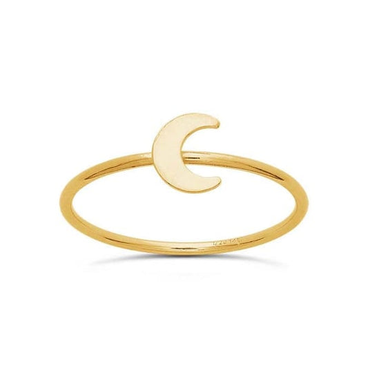 Moon Charm Ring
