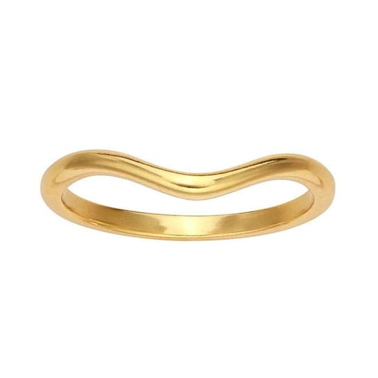 14K Chevron Ring