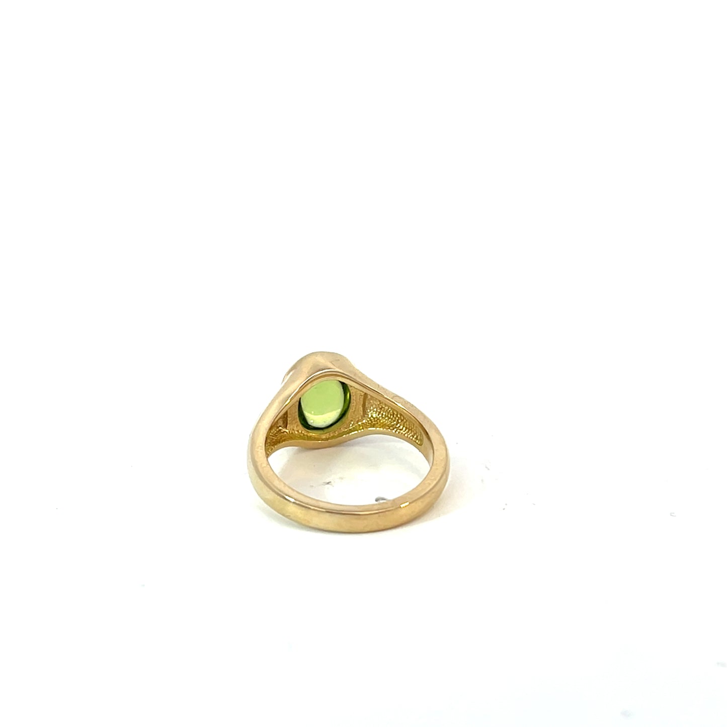 14kyg Oval Peridot Ring