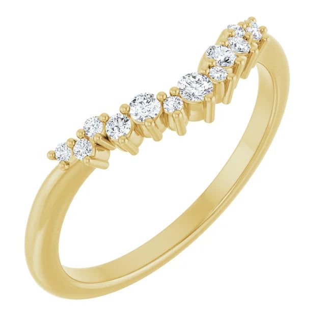 Diamond Contour Cluster Band