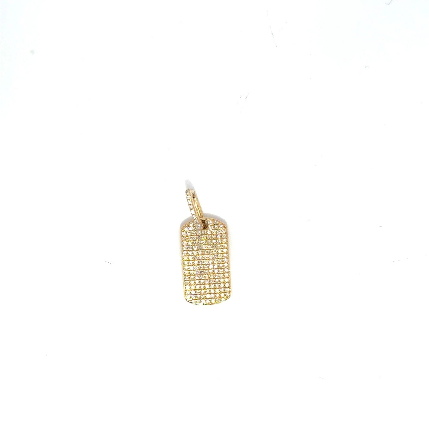 Diamond Tag Charm
