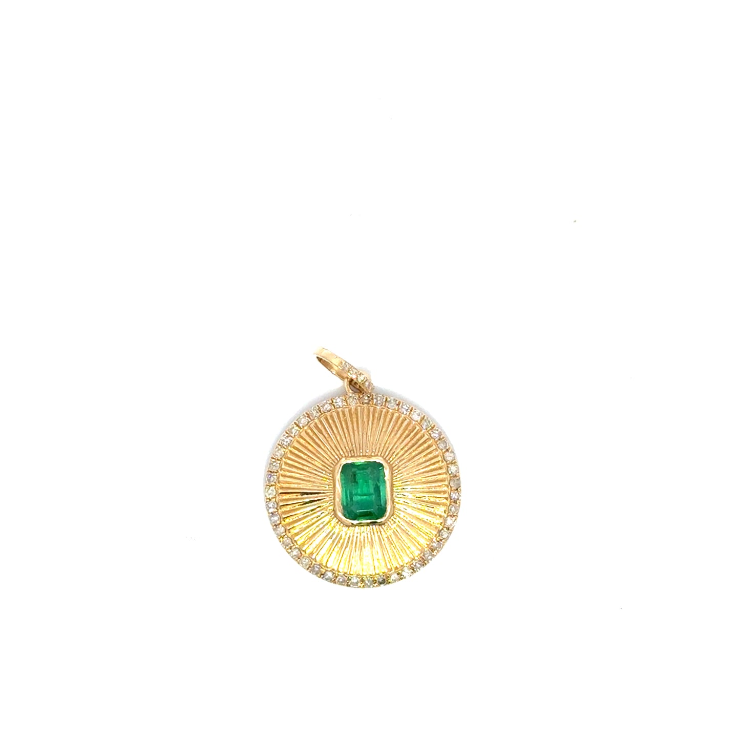 Emerald and Diamond Charm