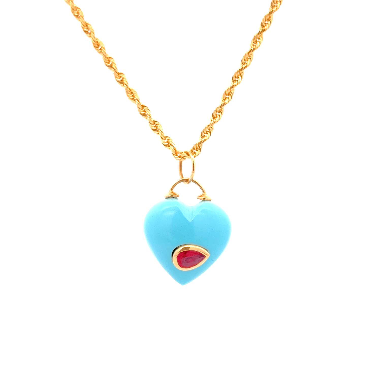 Blue Bubble Heart