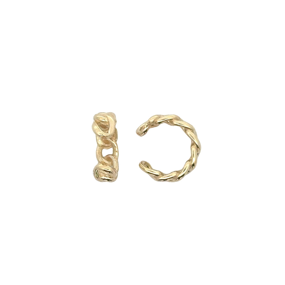 14k Woven Ear Cuff