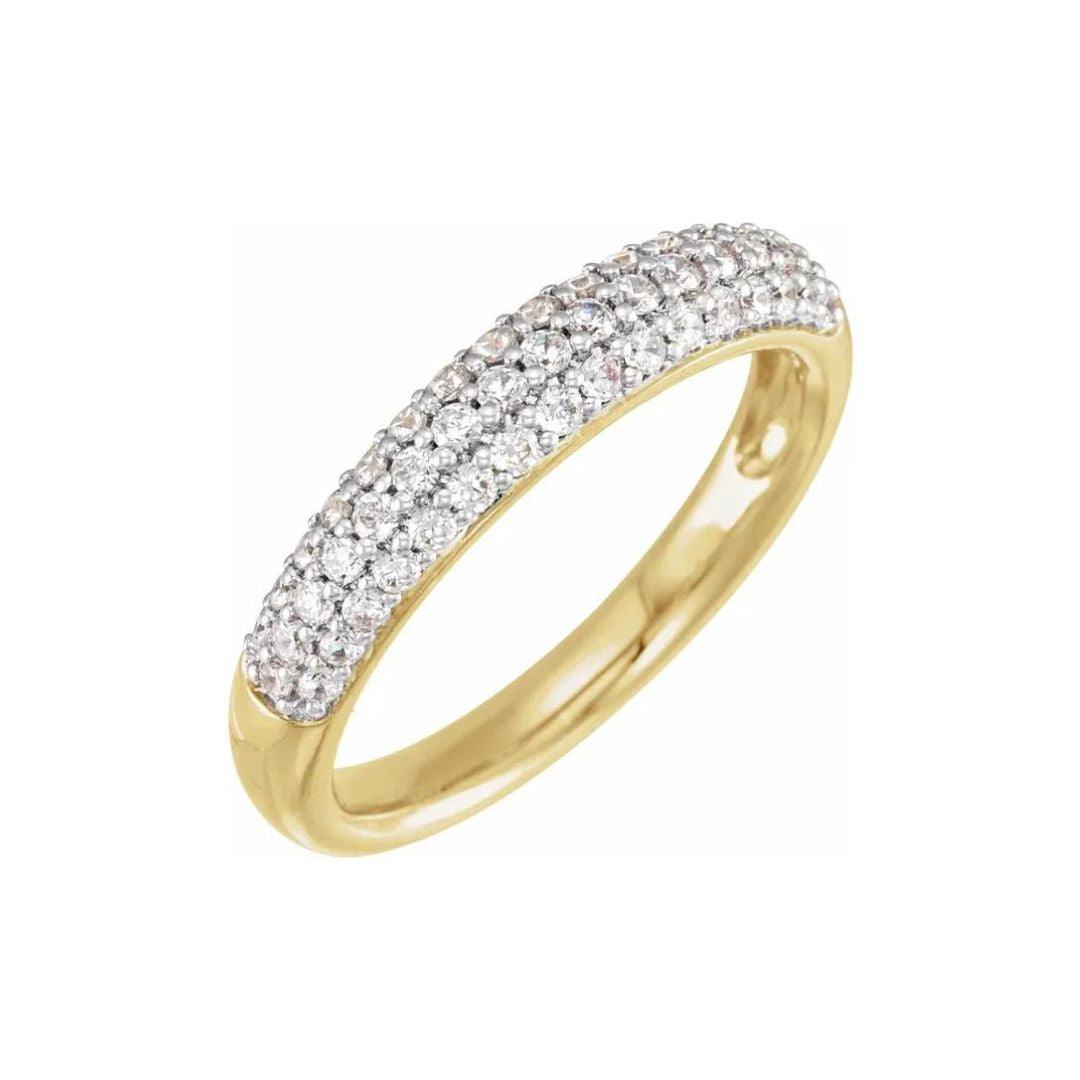 Diamond Dome Ring - Nashelle