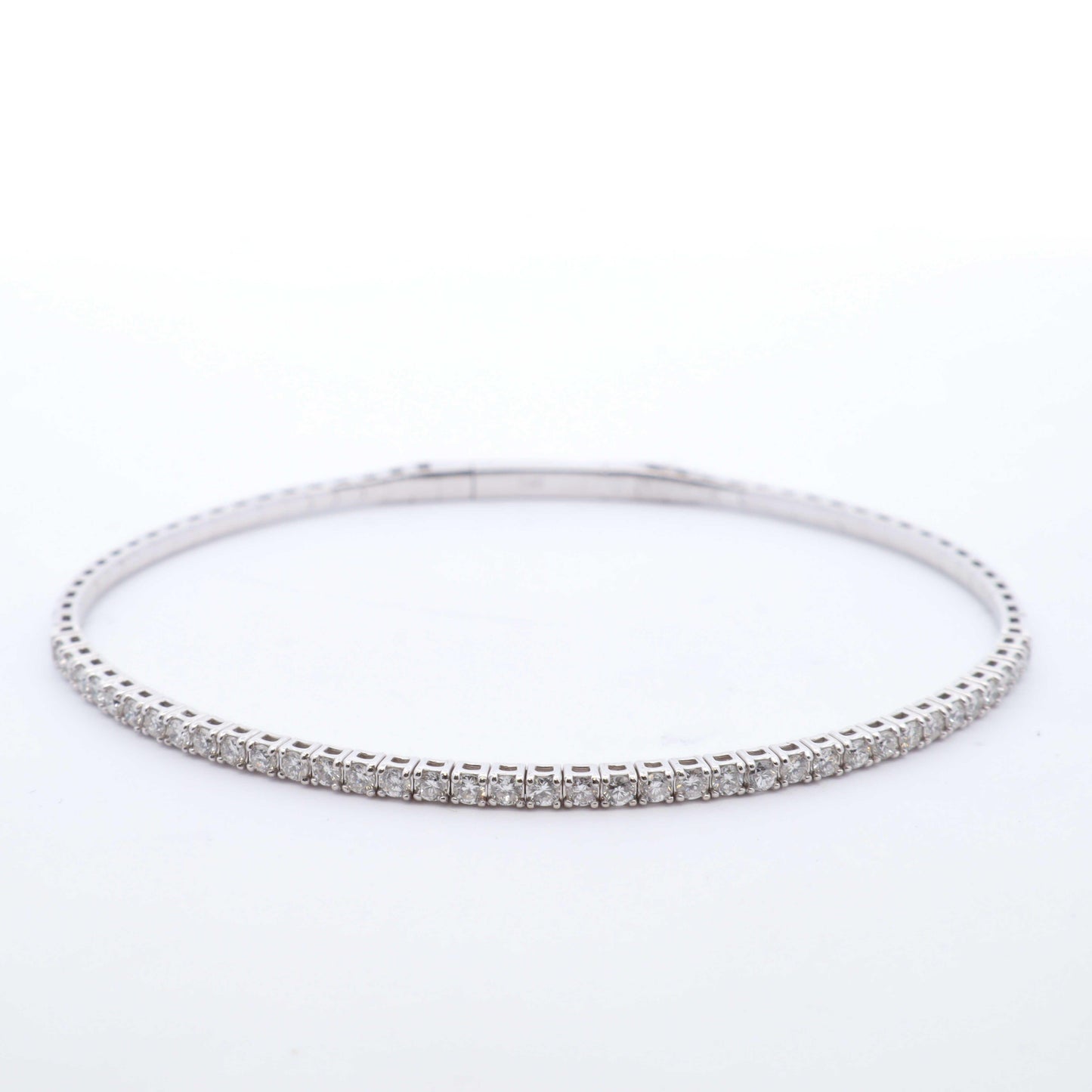 Large Diamond Bangle - Nashelle