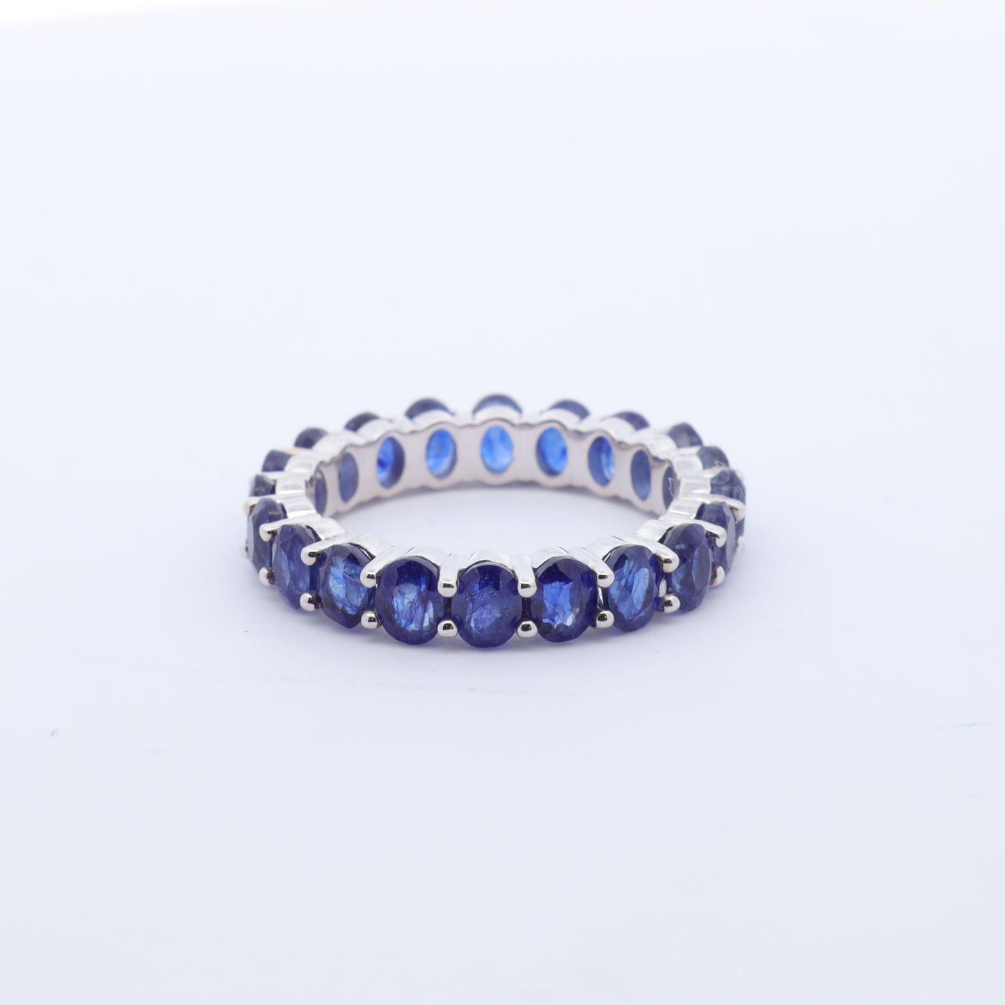 Blue Sapphire Eternity Band - Nashelle