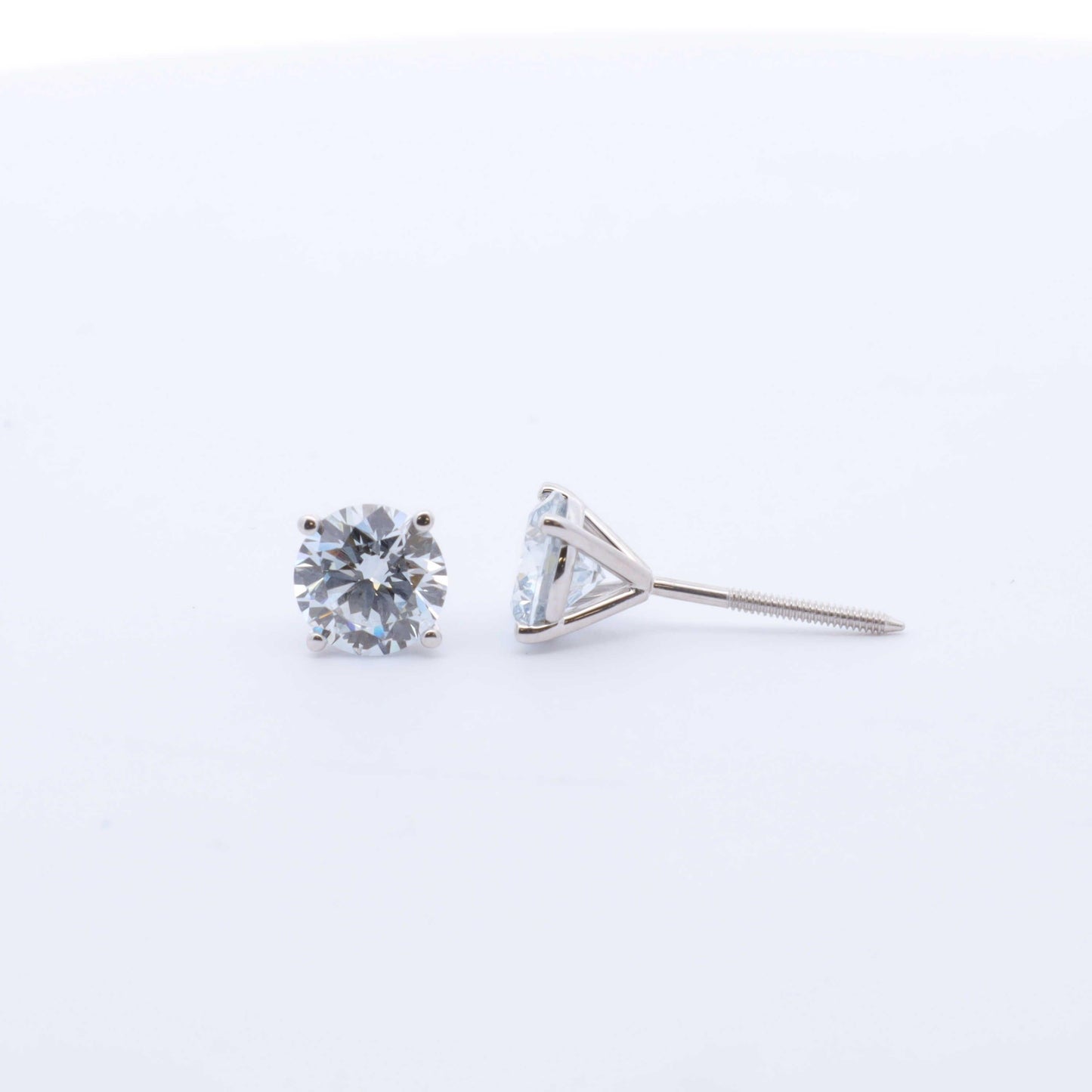 Diamond Martini Stud Earrings - Nashelle