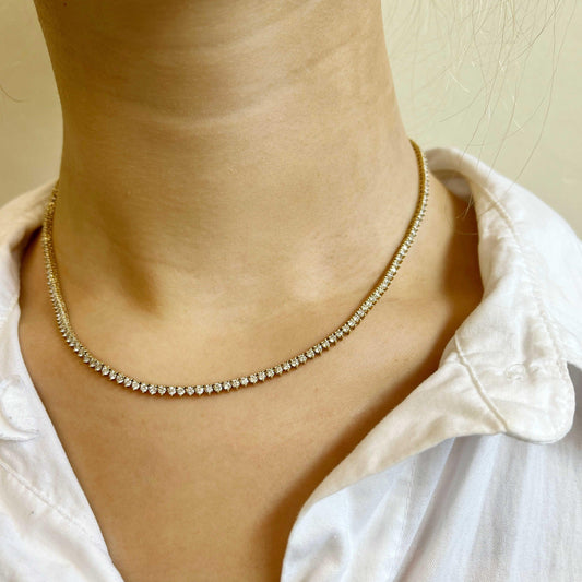 Diamond Station Necklace - Nashelle