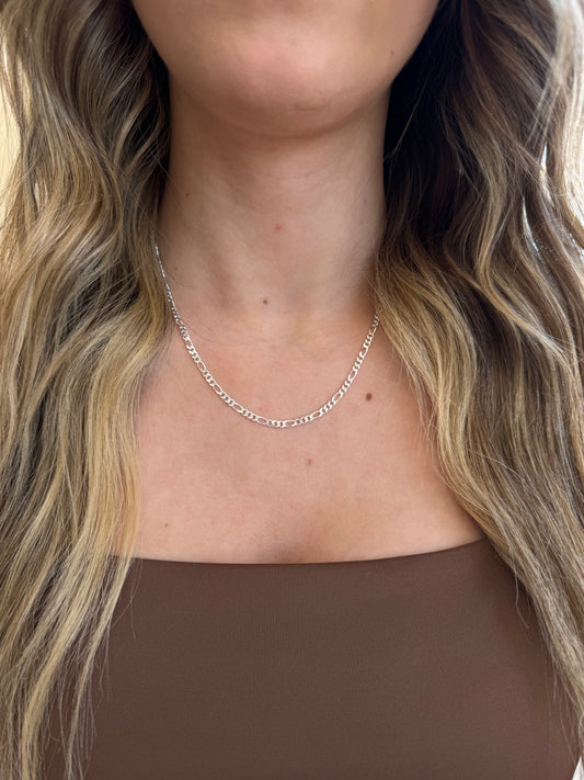 Sterling Figaro Necklace