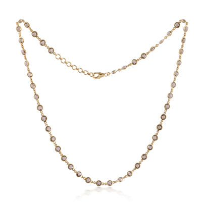 14k Smoky Quartz Necklace