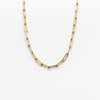Solid Gold Flat Draw Chain - Nashelle