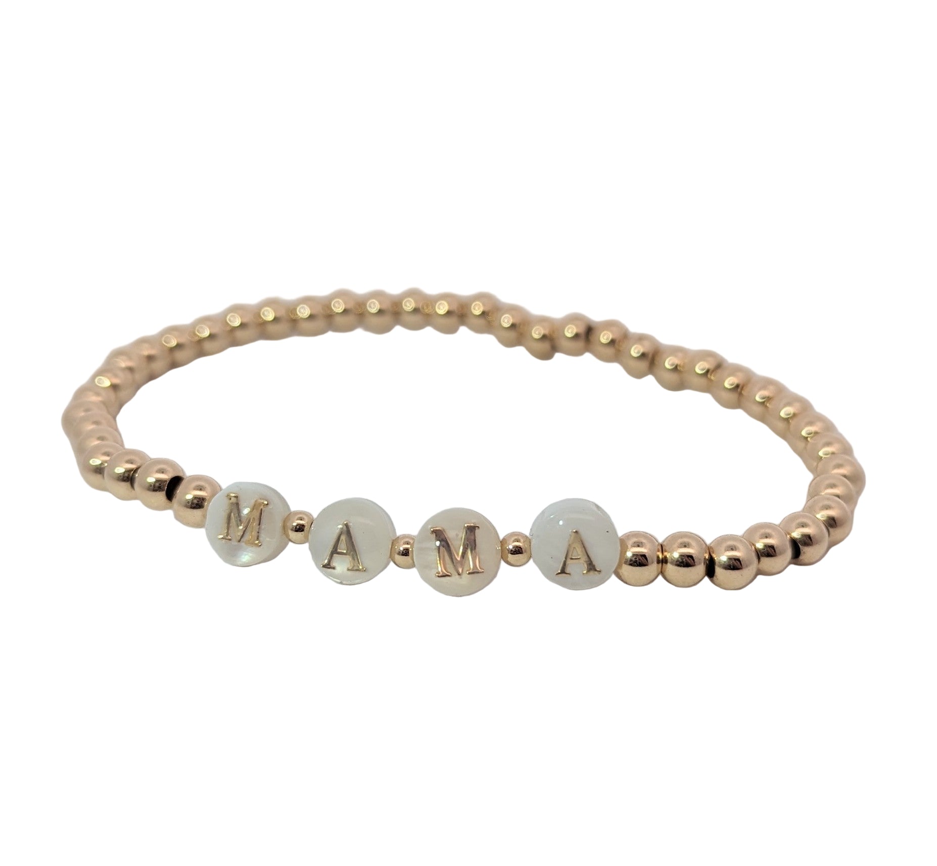 Mother of Pearl Stretch Bracelet – Nashelle