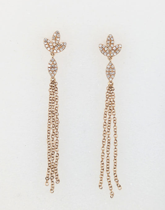 Delicate Marquise Dangle Earring