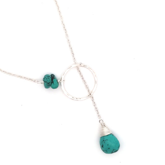 Raw Turquoise Gwyneth Necklace