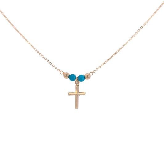 Beaded Cross Necklace