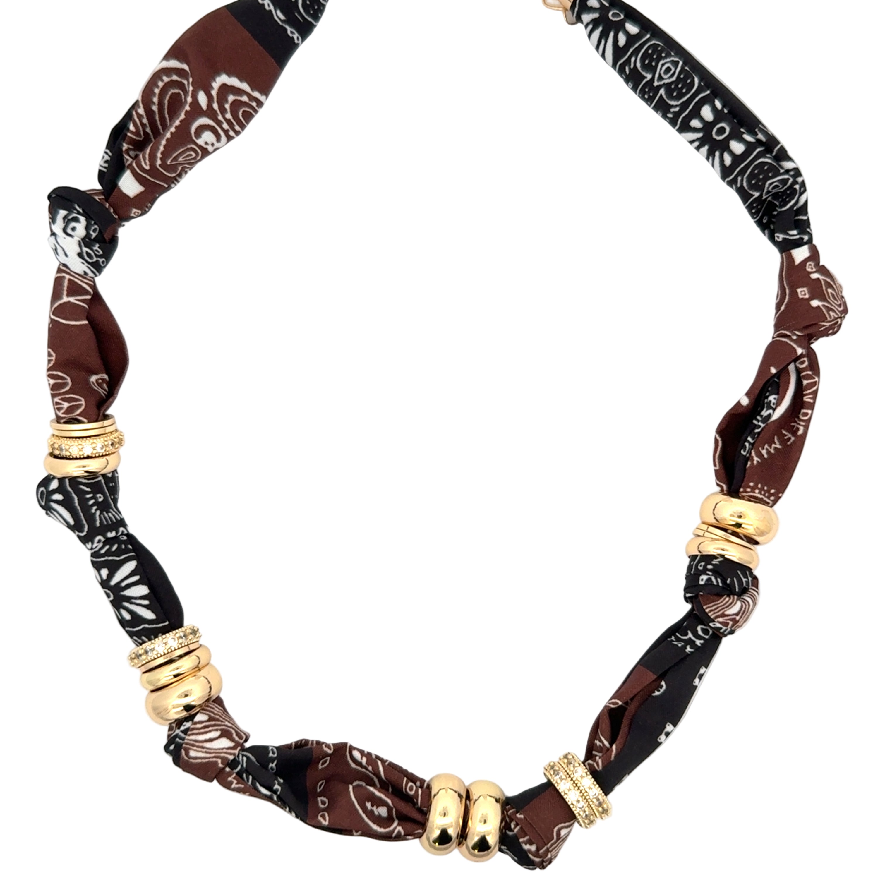 【19SO】Vintage bandana necklace バンダナネックレス Bandana Tube Necklace – Nashelle