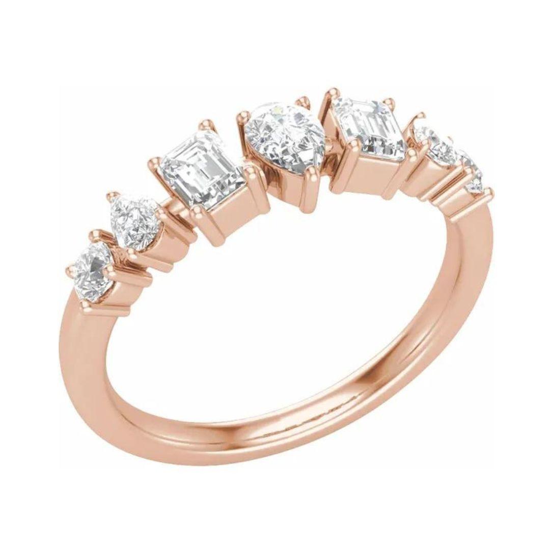 Cluster Diamond Anniversary Band - Nashelle