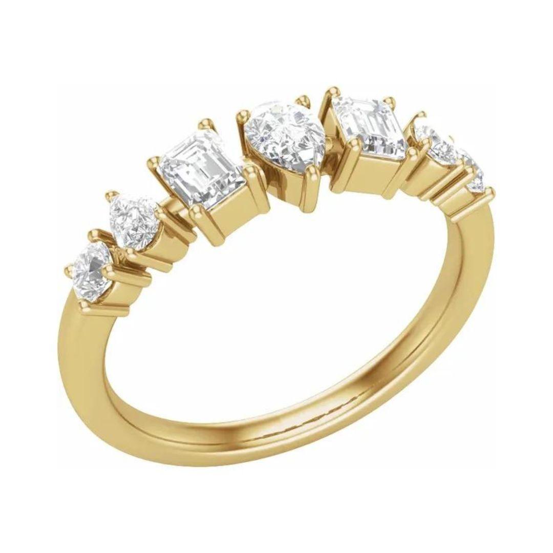 Cluster Diamond Anniversary Band - Nashelle