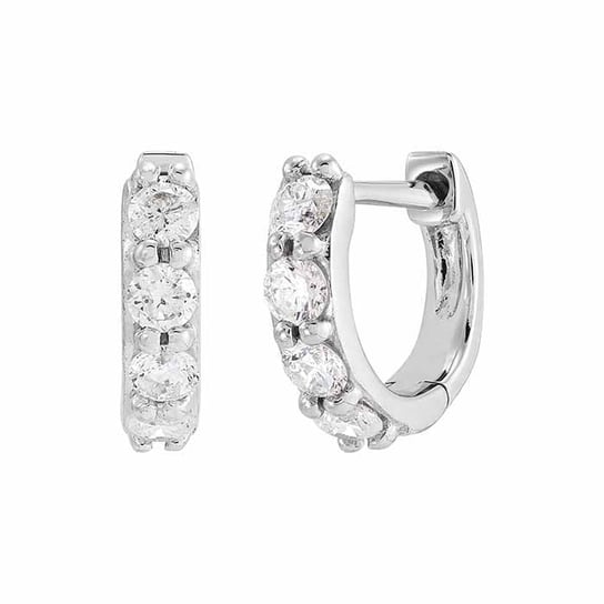 Small Esther Diamond Huggies