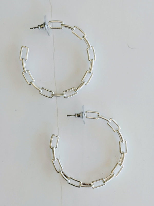 HARLOW Chain Link Earrings - Nashelle