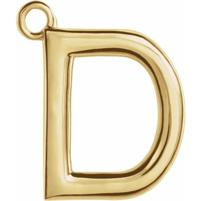 Gold Letter Charm - Nashelle