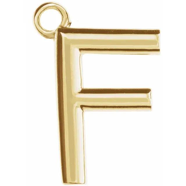 Gold Letter Charm - Nashelle