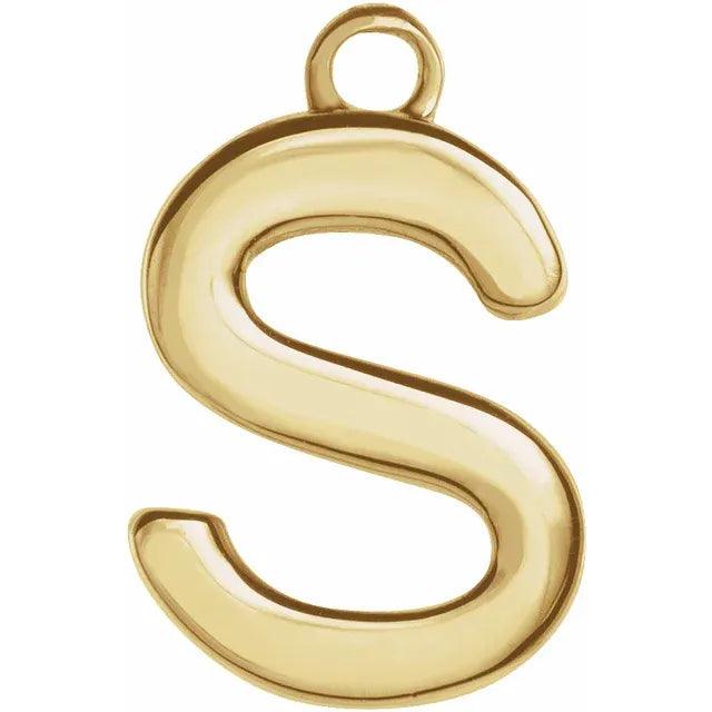 Gold Letter Charm - Nashelle