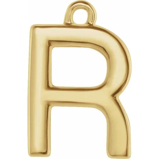 Gold Letter Charm - Nashelle