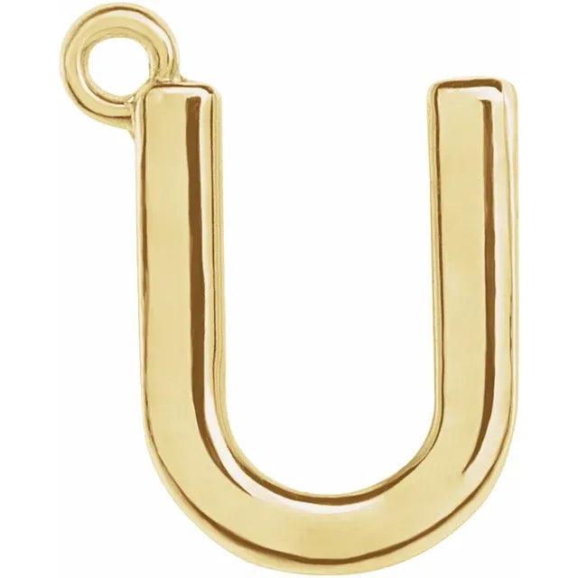 Gold Letter Charm - Nashelle