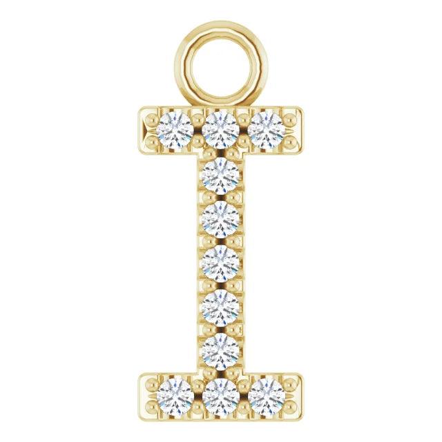 Diamond Letter Pendant - Nashelle
