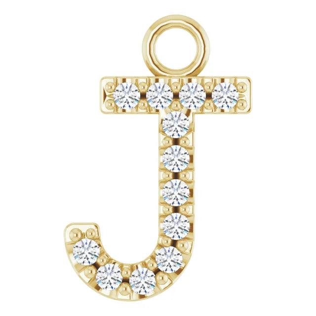 Diamond Letter Pendant - Nashelle
