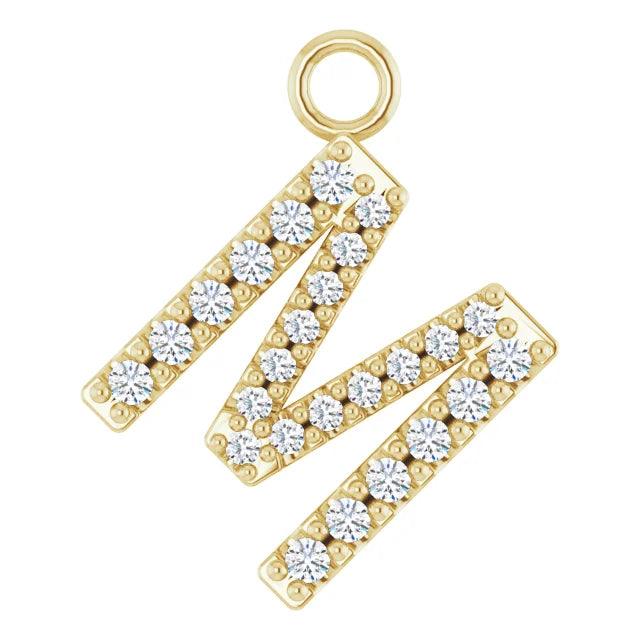 Diamond Letter Pendant - Nashelle