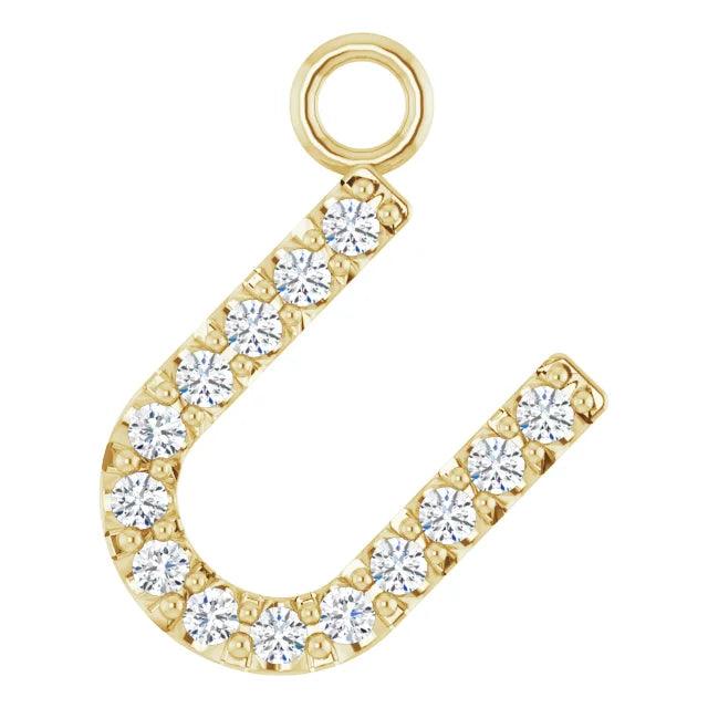 Diamond Letter Pendant - Nashelle