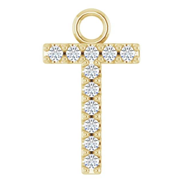 Diamond Letter Pendant - Nashelle