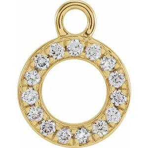 Diamond Letter Charm - Nashelle