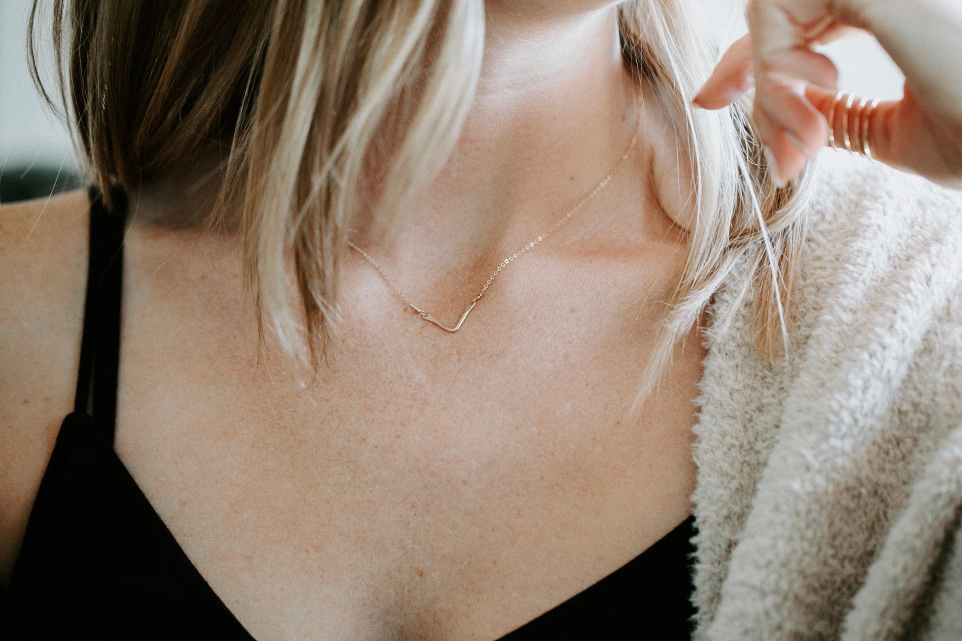 Chevron Necklace - Nashelle