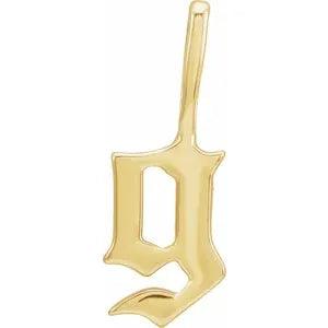 Gothic Letter Charm - Nashelle