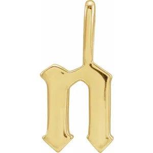 Gothic Letter Charm - Nashelle