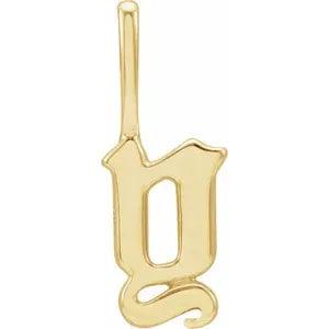 Gothic Letter Charm - Nashelle