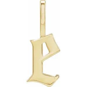 Gothic Letter Charm - Nashelle