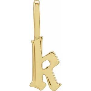 Gothic Letter Charm - Nashelle